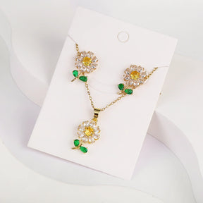 Conjunto colar e brinco elegance