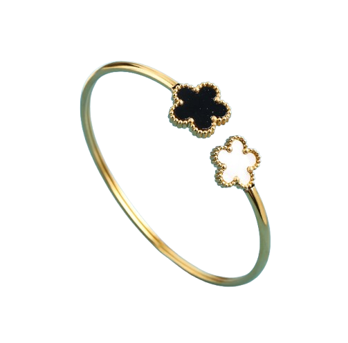 Bracelete Luxuoso Unissex Five-Leaf Flower